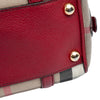 Burberry Small House Check Canvas Alchester Bowling Bag Secondhand