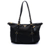 Prada Saffiano Trimmed Tessuto Satchel Secondhand