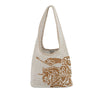 Burberry Crochet Viscose Equestrian Knight Tote Secondhand