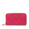 Prada Saffiano Zip Around Long Wallet Secondhand