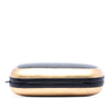 Bottega Veneta Bicolor Gilded Waxed Leather Knot Clutch with Chain Secondhand