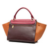 Celine Small Tricolor Leather Trapeze Satchel Secondhand