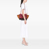 Celine Small Tricolor Leather Trapeze Satchel Secondhand