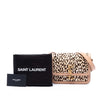 Secondhand Saint Laurent Small Calf Hair Leopard Print Solferino Satchel In Box