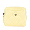 Secondhand Chanel CC Quilted Lambskin Zipped Coin Purse