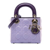 Dior Mini Tricolor Lambskin Cannage Lady Dior Secondhand