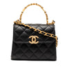 Chanel Mini CC Quilted Lambskin Enamel Top Handle Bag Secondhand