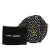 Secondhand Saint Laurent Chevron Calfskin Polka Dot Round Vinyle Camera Bag