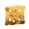 Chanel CC Gold Plated Twisted Brooch Secondhand
