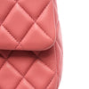 Chanel Medium Classic Lambskin Valentines Heart Charms Single Flap Secondhand