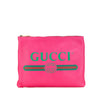 Gucci Medium Leather Logo Portfolio Clutch Secondhand