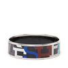 Hermès Wide Capitales Enamel Bangle 65 Secondhand