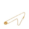 Chanel CC Gold Plated Round Medallion Pendant Necklace Secondhand