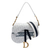 Dior Perforated Oblique Embossed Calfskin Saddle Bag Secondhand