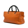 Gucci Medium Calfskin Bamboo Shopper Satchel Secondhand