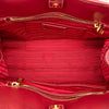 Prada Saffiano Trimmed Canvas Canapa Logo Satchel Secondhand
