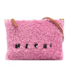 Marni Shearling and Calfskin Logo Crossbody Secondhand