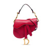 Dior Mini Grained Calfskin Saddle Bag Secondhand