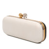Alexander McQueen Bicolor Leather Twin Long Skull Clutch Secondhand