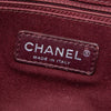 Chanel Large CC Diamond Embossed Calfskin Zip Shopping Tote Secondhand