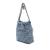 Chanel Mini Denim Studded 22 Handbag Secondhand