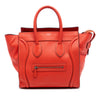 Celine Mini Leather Luggage Tote Secondhand