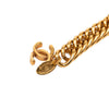 Chanel CC Gold Plated Double Lion Sunburst Chain Link Belt Secondhand