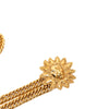 Chanel CC Gold Plated Double Lion Sunburst Chain Link Belt Secondhand