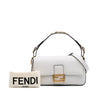 Fendi Leather Convertible Baguette Satchel Secondhand
