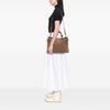 Burberry Medium Calfskin and House Check Banner Satchel Secondhand