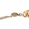 Chanel CC Gold Plated Enamel Pendant Necklace Secondhand