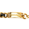 Chanel Gold Plated Medallion Leather Woven Chain Belt Secondhand