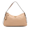 Prada Large Leather Aimee Shoulder Bag Secondhand