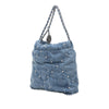 Chanel Mini Denim Studded 22 Handbag Secondhand