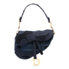 Dior Camouflage Embroidered Canvas Saddle Bag Secondhand