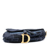 Dior Camouflage Embroidered Canvas Saddle Bag Secondhand