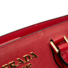 Prada Soft Calf Trimmed Saffiano Lux Satchel Secondhand
