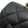 Chanel Mini Rectangular Classic Lambskin Lion Charm Top Handle Flap Secondhand