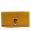 Saint Laurent Textured Leather Chyc Ligne Clutch Secondhand