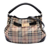 Burberry Medium Haymarket Check Coated Canvas Willenmore Hobo Secondhand