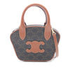 Celine Triomphe Coated Canvas Satchel Secondhand