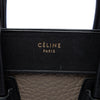 Celine Micro Tricolor Leather Luggage Tote Secondhand