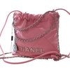 Chanel Mini Shiny Calfskin 22 Handbag Secondhand