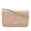Chanel Quilted Patent Boy Wallet on Chain Secondhand