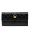 Gucci Guccissima Signature Crystal Cat Continental Wallet Secondhand