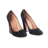 Secondhand Alaia Black Suede Block Heel Pumps