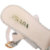 Secondhand Prada Snakeskin Platform Ankle-Strap Sandals - '00s