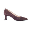 Secondhand Chanel Chocolate Brown Suede CC Pumps - '90s