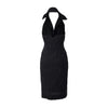 Secondhand Vivienne Westwood Black Halterneck Collared Dress