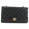 Chanel Vintage Classic Double Flap Bag Quilted Lambskin